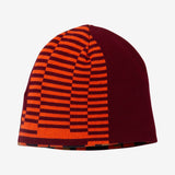 Boy reversible knit beanie hat