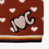 Girl heart knit snood