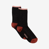 Girl lurex black socks
