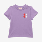 Baby purple embroidery T-shirt
