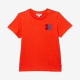 Baby orange embroidered T-shirt