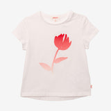 Baby girl's peony design T-shirt