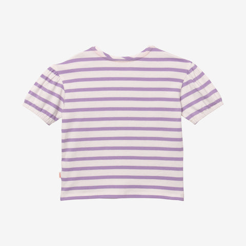 Baby Girl striped fish T-shirt