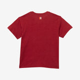 Boy's red striped pocket T-shirt