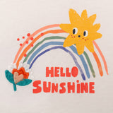 Baby girl embroidered rainbow T-shirt