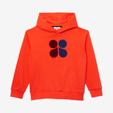 Kid orange butterfly hooded sweatshirt