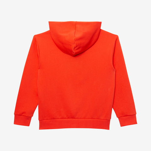 Kid orange butterfly hooded sweatshirt