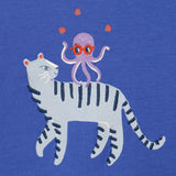 Newborn Boy octopus and tiger sweatshirt