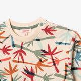 Baby Boy sweatshirt with neo camo palms