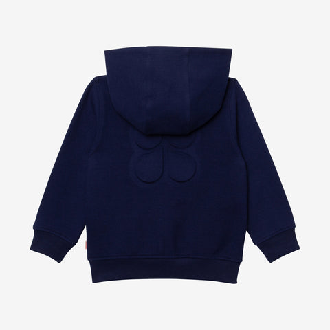 Baby boys' indigo zip hoodie