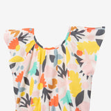 Girls' floral blouse