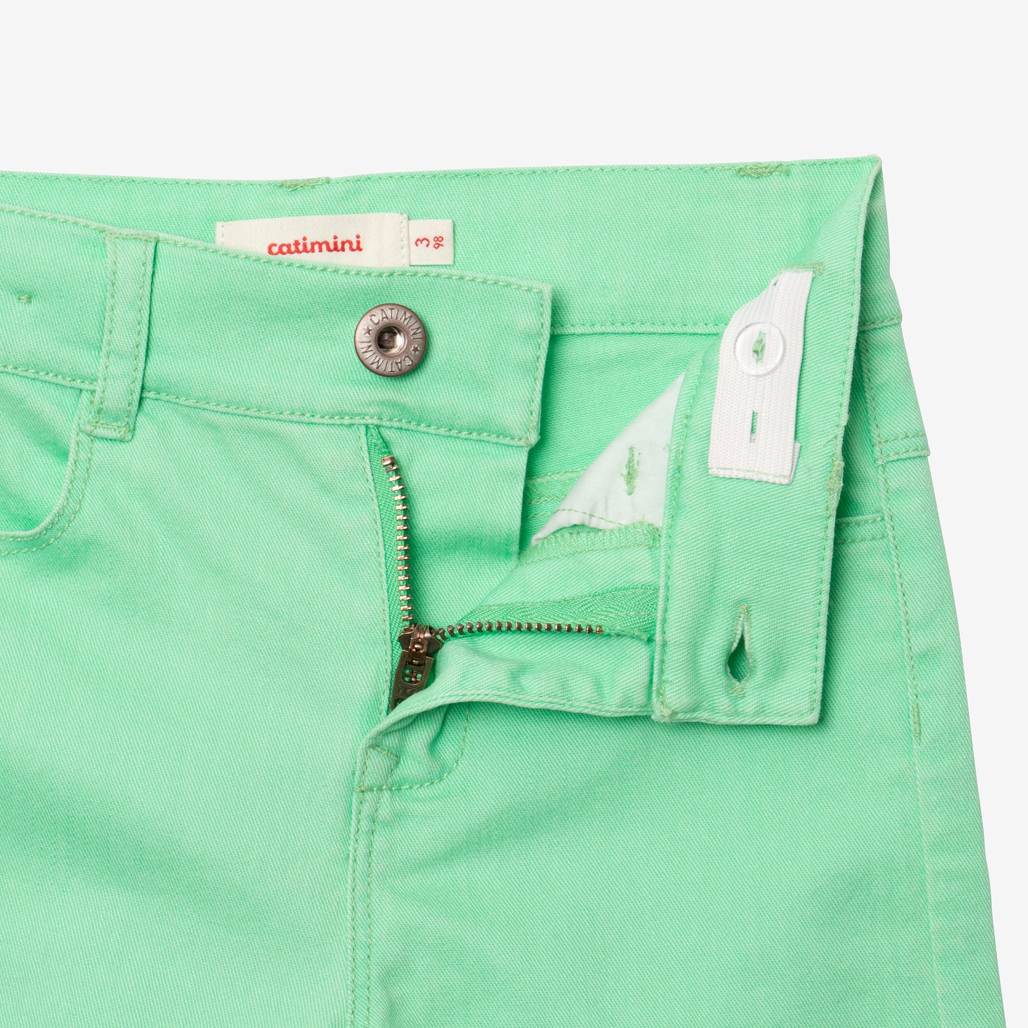 Relaxed Tapered Fit Trousers - Bright green - Kids | H&M IN