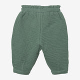 Newborn girls' green nappy trousers