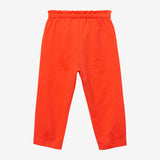 Baby Girl orange fleece pants