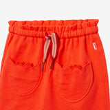 Baby Girl orange fleece pants