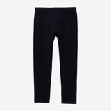 Baby girl's plain navy leggings