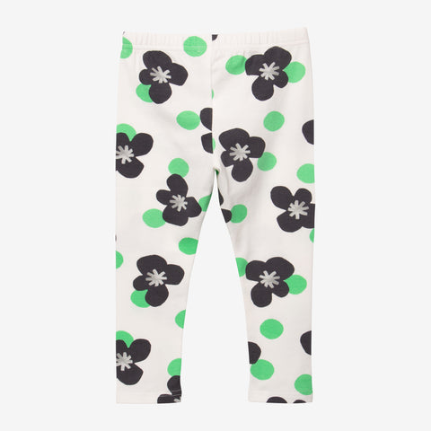 Baby girls' pop flower leggings