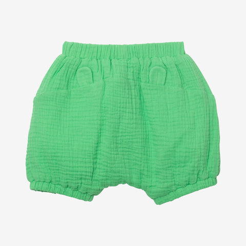 Newborn green shorts