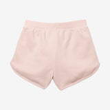 Girls' pink French terry shorts