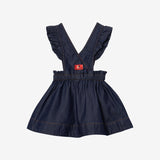 Baby Girl denim skirt with straps