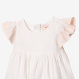 Newborn girls' white dress