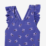 Baby girl one-piece swimsuit with fish