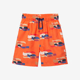 Boys' orange swim shorts