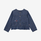 Baby Girl embroidered jean jacket