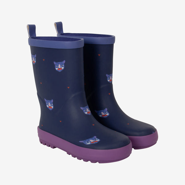 Blue tiger boots for girls