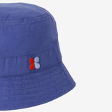 Baby blue embroidered sun hat