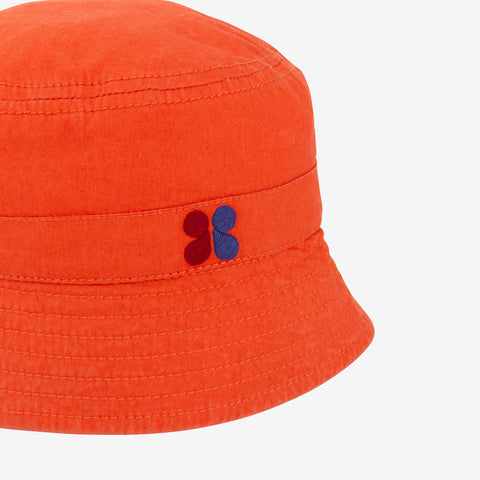 Kid orange bucket hat