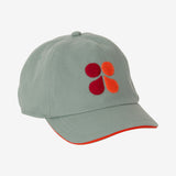 Kid green embroidered butterfly baseball cap