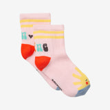 Baby girls' pink socks