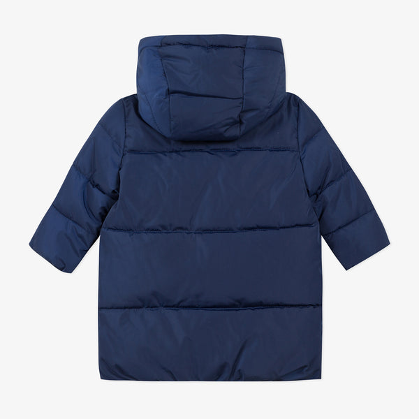 Baby Girl Navy blue puffa jacket with ruffles CR41013-46 | FW20 WIZZ ...