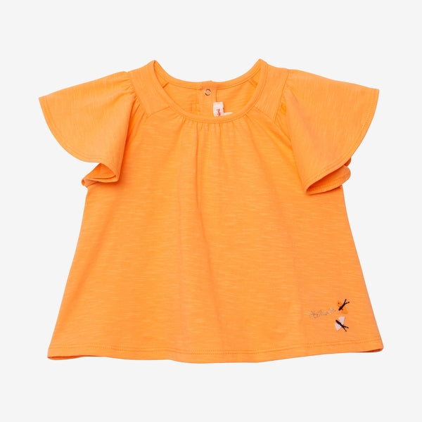 Baby girl apricot flare blouse