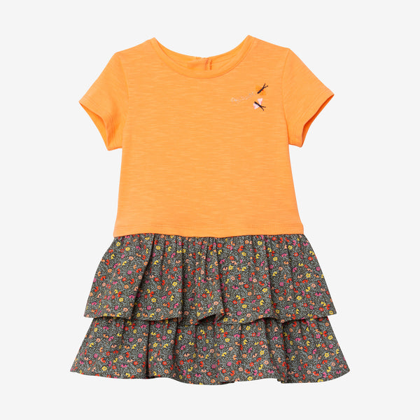 Baby girl printed skirt and dress
