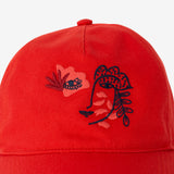 Girl embroidered cap