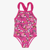 Baby girl candy print swimsuit