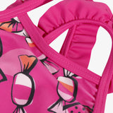 Baby girl candy print swimsuit